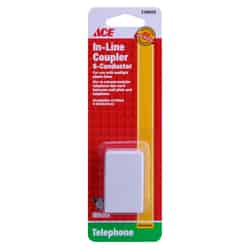 Ace 1 0 ft. L For Universal Modular Telephone Line Cable White