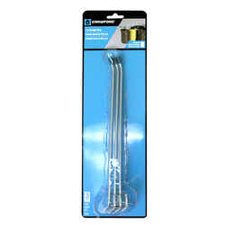 Crawford Silver 8 in. Peg Hooks 3