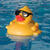 Great American Merchandise Derby Duck Floating Pool Chlorinator 3 in. H