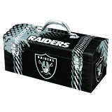 Windco Steel 16.25 in. 7.1 in. W x 7.75 in. H Oakland Raiders Art Deco Tool Box