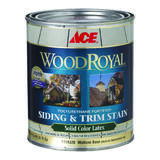 Ace Wood Royal Solid Tintable Flat tint base Mid-Tone High-Hiding Base Acrylic Latex Siding and Trim