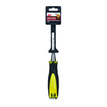 Ace Pro Series 3/8 in. W Carbon Steel Black/Yellow 1 pc. Wood Chisel