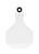 Y-Tex Medium Blank Plastic 2-Piece Ear Tag