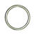 Baron Jumbo Silver Steel 1 in. L Ring 1 pk Nickel Plated