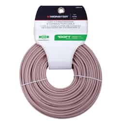 Monster Cable 100 ft. L Ivory Category 3 Twisted Pair Wire