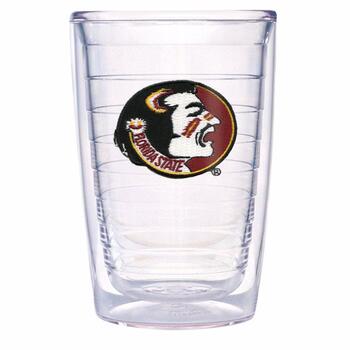 Tervis Collegiate 16 oz Florida State Seminoles Clear BPA Free Tumbler