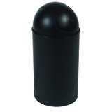 Umbra 10 gal. Black Grand Wastebasket