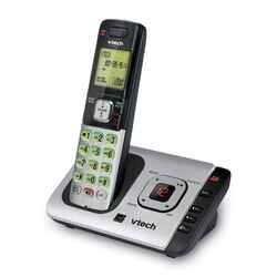 Vtech Digital Cordless Gray Telephone 1 Built In Answering Machine