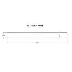 Alexandria Moulding 11.75 in. W x 0.75 in. x 11.75 in. L Tabletop