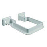 Genova Raingo 3.2 inch H X 1 inch W X 4.2 inch L White Vinyl Downspout Bracket