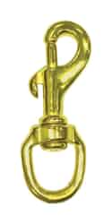 Baron 1 in. Dia. x 3-5/8 in. L Polished Bronze Bolt Snap 240 lb.