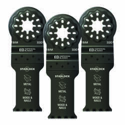 Imperial Blades Starlock 1-1/8 in. Dia. Oscillating Saw Blade 3 pk Bi-Metal