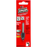 Vermont American 7/8 in. L x 1/2 in. Dia. Alloy Steel Cylindrical with Round End Rotary File Sin