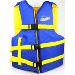 Seachoice Adult Life Vest Type III PFD 50 in. to 62 in. Blue, Yellow