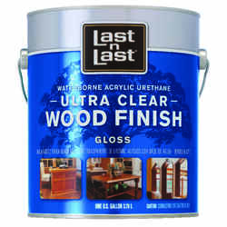 Last N Last Waterborne Wood Finish Gloss Clear Polycrylic 1 gal