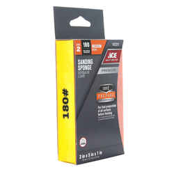 Ace Premium 5 in. L X 3 in. W X 1 in. T 180 Grit Medium Block Sanding Sponge