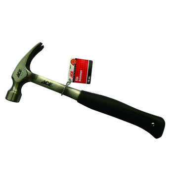 Ace 16 oz. Rip Claw Hammer Carbon Steel Steel Handle 13.58 in. L