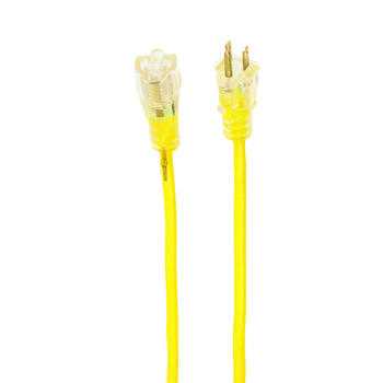 Yellow Jacket Outdoor 50 ft. L Yellow Extension Cord 14/3 SJTW