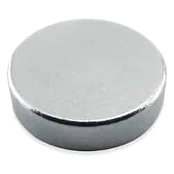 Master Magnetics .118 in. Neodymium Super Disc Magnets 4.3 lb. pull 35 MGOe Silver 6 pc.
