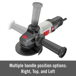 Porter Cable 4-1/2 in. 6 amps Small Angle Grinder Corded 12000 rpm