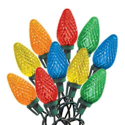Celebrations Basic LED C9 Multicolored 25 ct String Christmas Lights 16 ft.