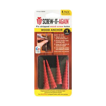 Fixing stripped screw holes in all types of wood.