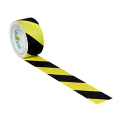 Duck Brand 45 ft. L x 1.88 in. W Yellow Duct Tape Yellow and Black Stripe