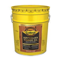 Cabot Transparent Mahogany Flame Oil-Based Alkyd Australian Timber Oil 5 gal