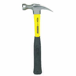 Stanley 16 oz. Rip Claw Hammer Forged High-Carbon Steel Fiberglass Handle 13.25 in. L