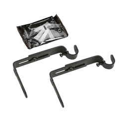 Umbra  Matte  Black  Adjustable Wall Bracket  5/8 in. L 