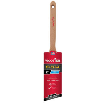 Wooster Gold Edge 2 in. W Semi-Oval Angle Paint Brush