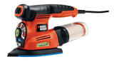 Black and Decker Smart Select Complete Sander 2 amps 13000 opm Orange Corded Kit