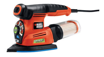 Black and Decker Smart Select Complete Sander 2 amps 13000 opm Orange Corded Kit