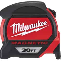 Milwaukee 30 ft. L x 1.83 in. W Premium Magnetic Tape Measure Red 1 pc.