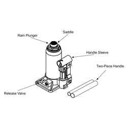 Pro Lift Hydraulic Automotive Bottle Jack 8 ton