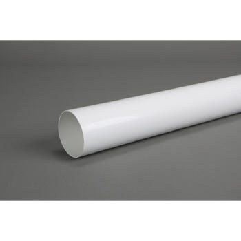 Plastmo Classic 2.5 in. W X 10 ft. L White Vinyl Downspout