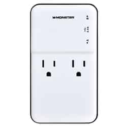 Monster Cable Just Power It Up 2 J 2 outlets Surge Tap