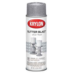 Krylon Silver Flash Glitter Blast Spray Paint 5.75 oz