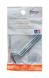 Kenney Chrome Curtain Rod Support Hook 2 in. L Silver