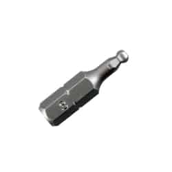 Best Way Tools 1/4 in. x 1 in. L Insert Bit 1/4 in. Ball Hex 1 pc. Ball Hex Shank Carbon Steel
