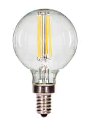 Satco G16.5 E12 (Candelabra) LED Bulb Warm White 40 Watt Equivalence 1 pk
