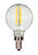 Satco G16.5 E12 (Candelabra) LED Bulb Warm White 40 Watt Equivalence 1 pk