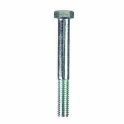 HILLMAN 7/16 in. Dia. x 3-1/2 in. L Heat Treated Zinc Steel Hex Head Cap Screw 25 box
