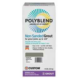 Custom Building Products Polyblend Indoor and Outdoor Natural Gray Grout 10 lb