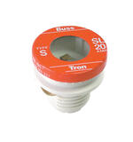 Bussmann 20 amps 125 volts Plastic Tamper Proof Plug Fuse 3 pk