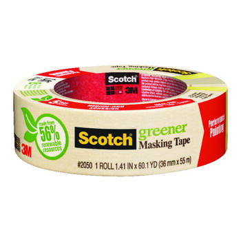 Scotch 1.4 in. W x 60 yd. L Tan Masking Tape 1 pk Medium Strength