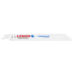 Lenox 8 in. L x 3/4 in. W Reciprocating Saw Blade 18 TPI 5 pk Bi-Metal