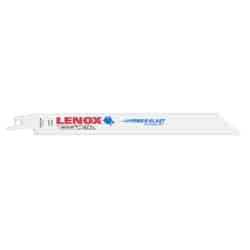 Lenox 8 in. L x 3/4 in. W Reciprocating Saw Blade 18 TPI 5 pk Bi-Metal