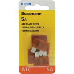 Bussmann 5 amps ATC Blade Fuse 5 pk