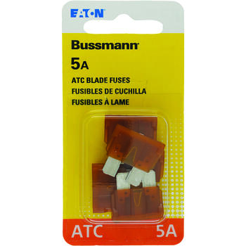 Bussmann 5 amps ATC Blade Fuse 5 pk